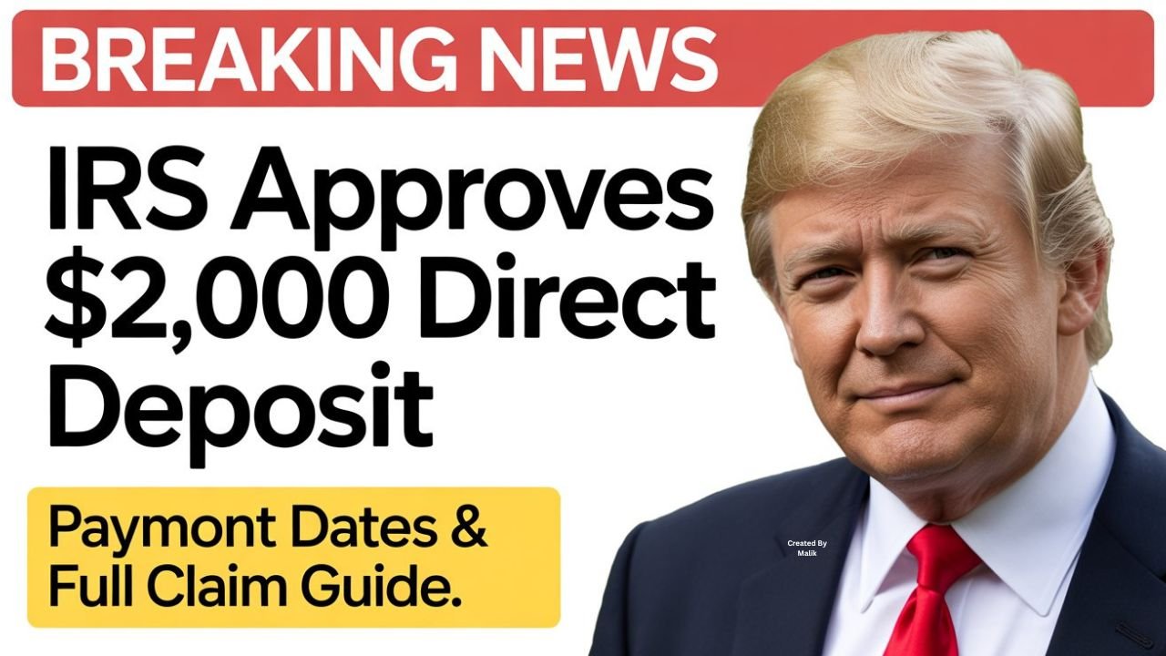 IRS Approves $2,000 Direct Deposit for November 2025