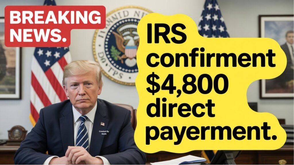 IRS Confirms $4,800 Direct Payment for Eligible Parents After Major Policy Update